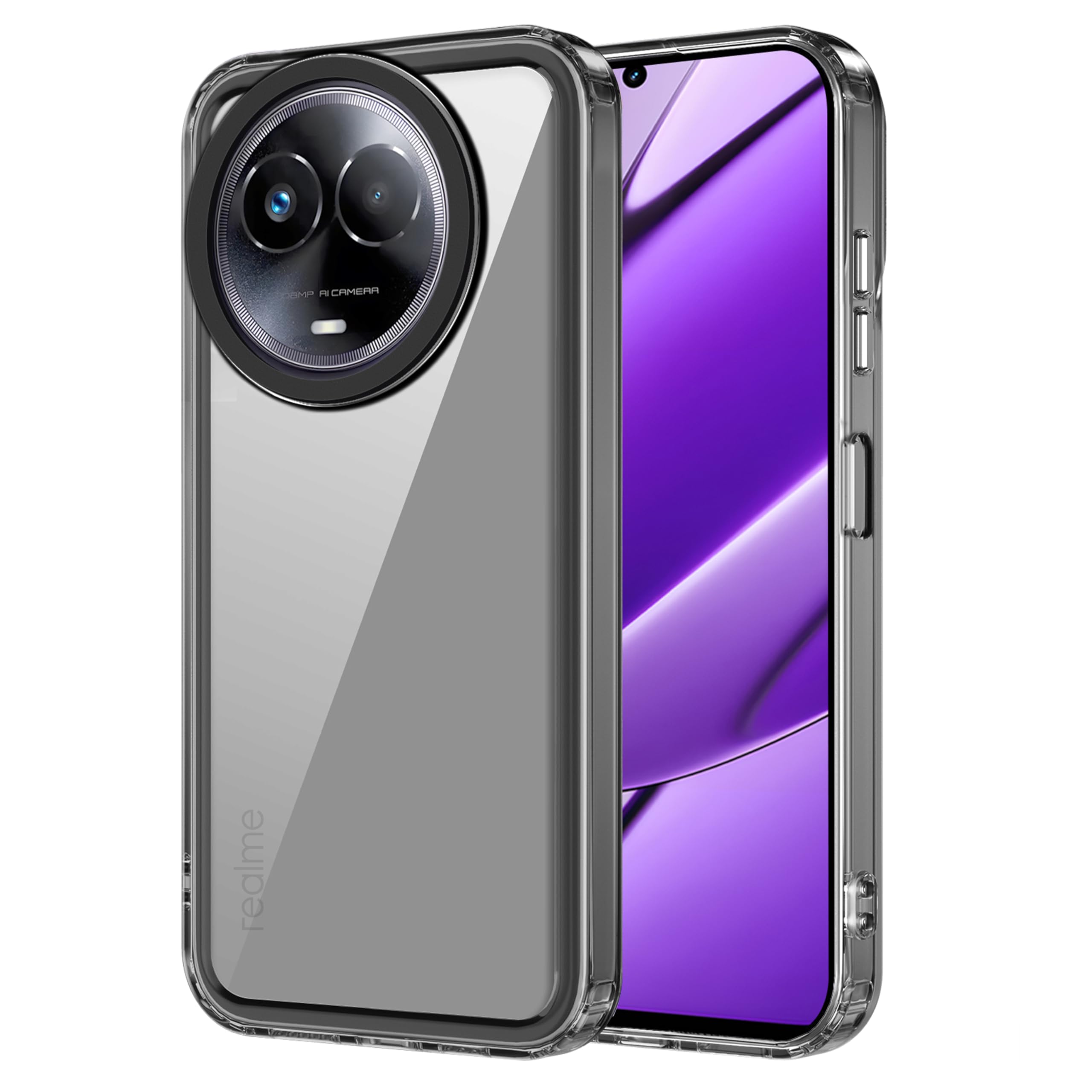 amazon basics Back Case Cover for Realme C67 5G (TPU + PC_Black) (B0CTHCHHB4) Amazon Price History, Amazon Price Tracker