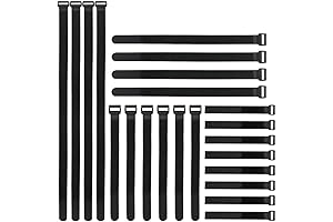 Reusable Cable Straps and Wire Organizer Straps Set for Effective Cable Management and Cord Organization