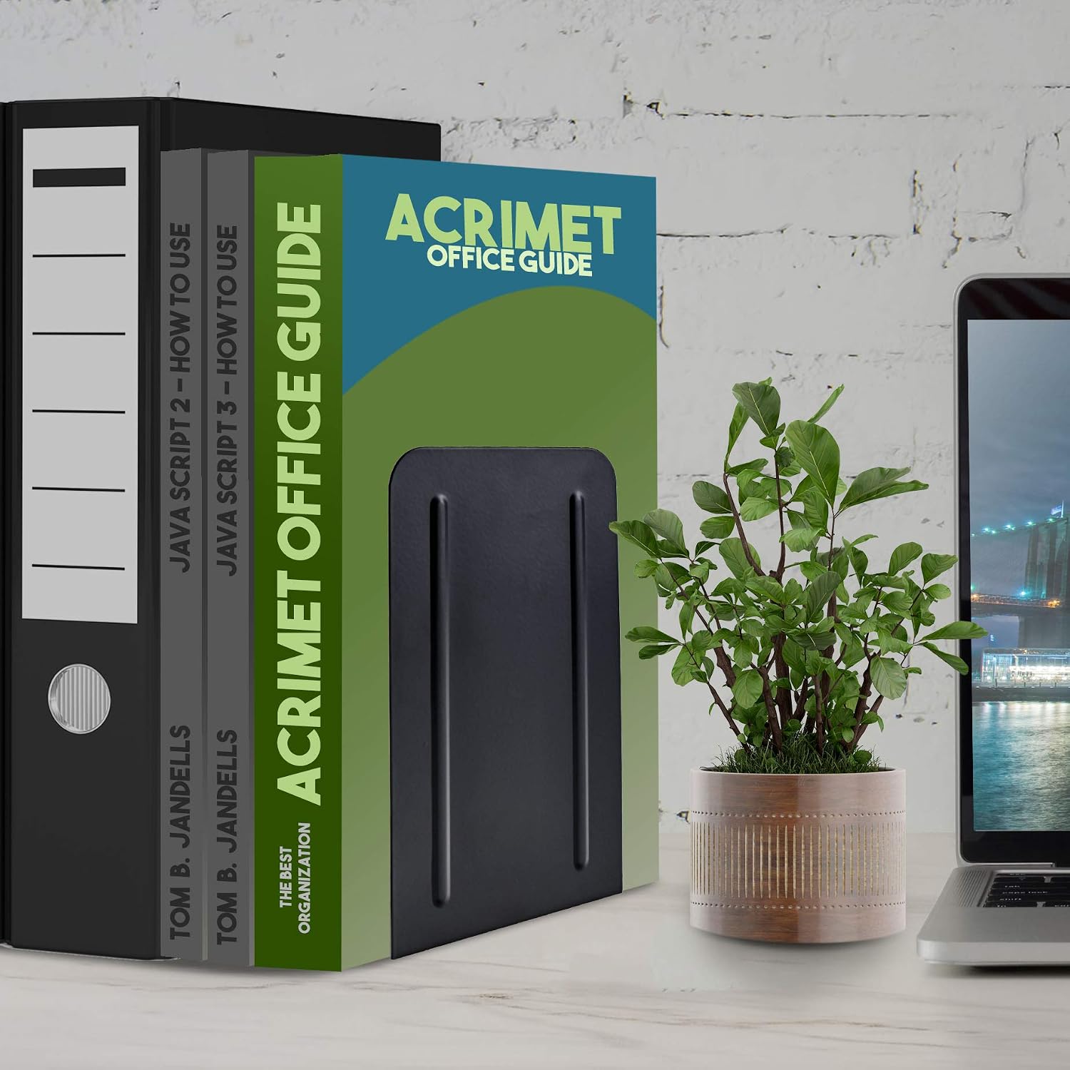 Acrimet 291-0 Organizador de Escritório, Preto (1 par)