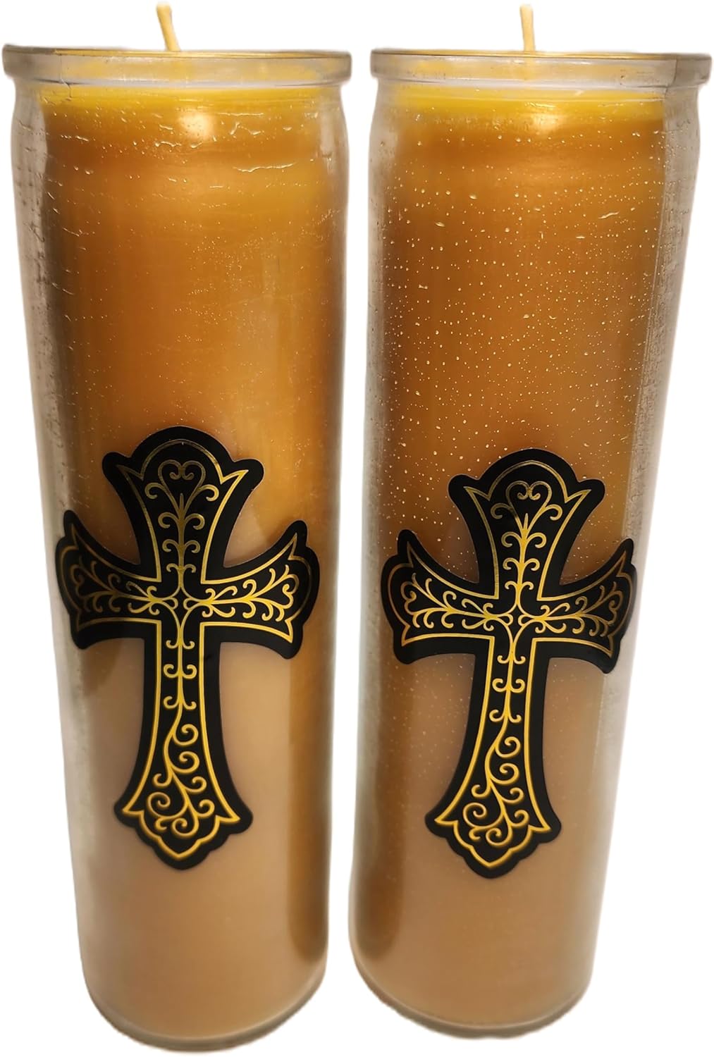 Beeswax Vigil Altar Prayer Meditation Candle, Burns up to 100 Hours Glass Jar. Pure 100% Beeswax. US Made and Sold by Natural Light Candles