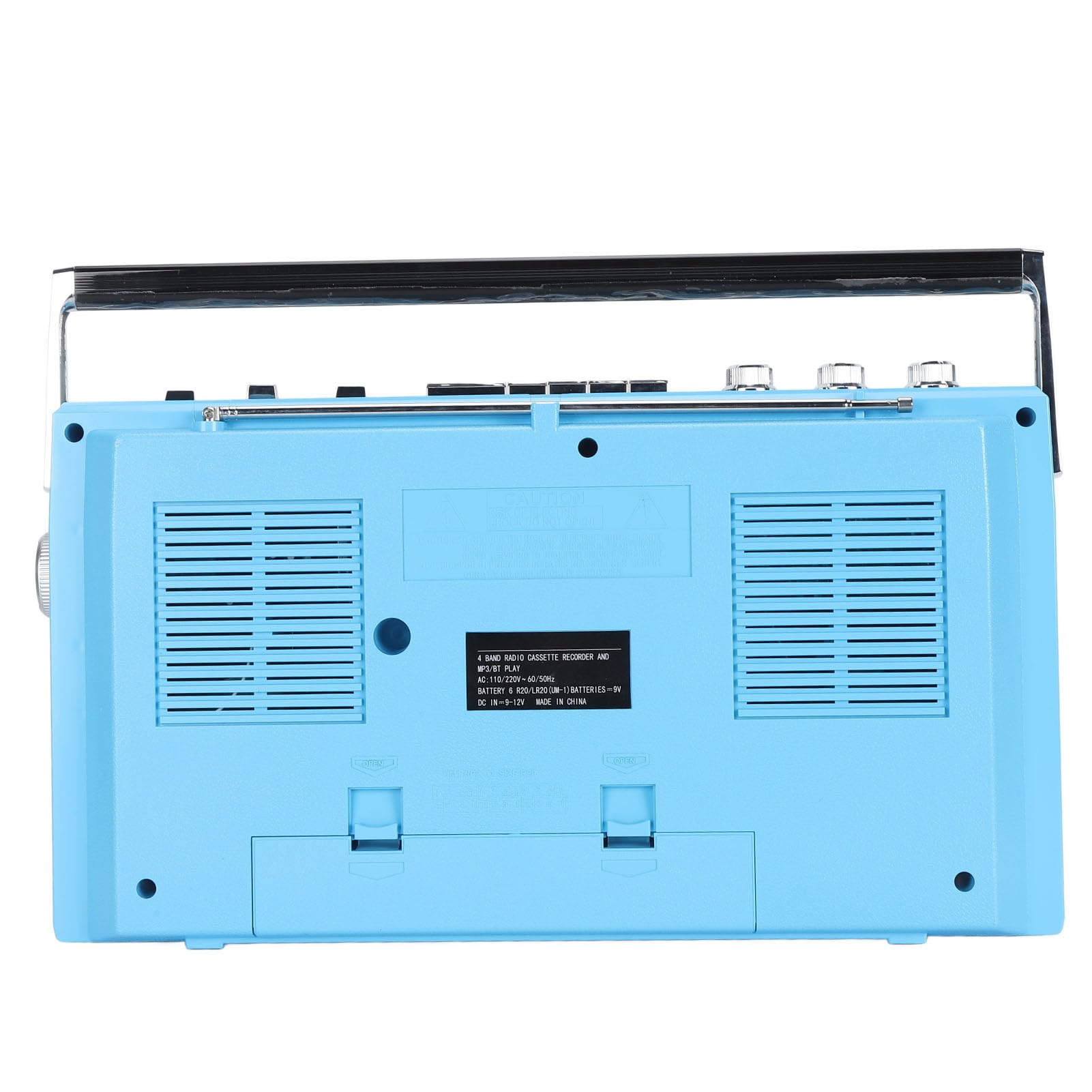 Cuifati Reproductor de Casete Retro, Bluetooth FM MW SW1 SW2 Grabadora de Radio con Dial de Agudos Refuerzo de Graves Reproducción de Tarjeta de Memoria USB, para Niños Mayores