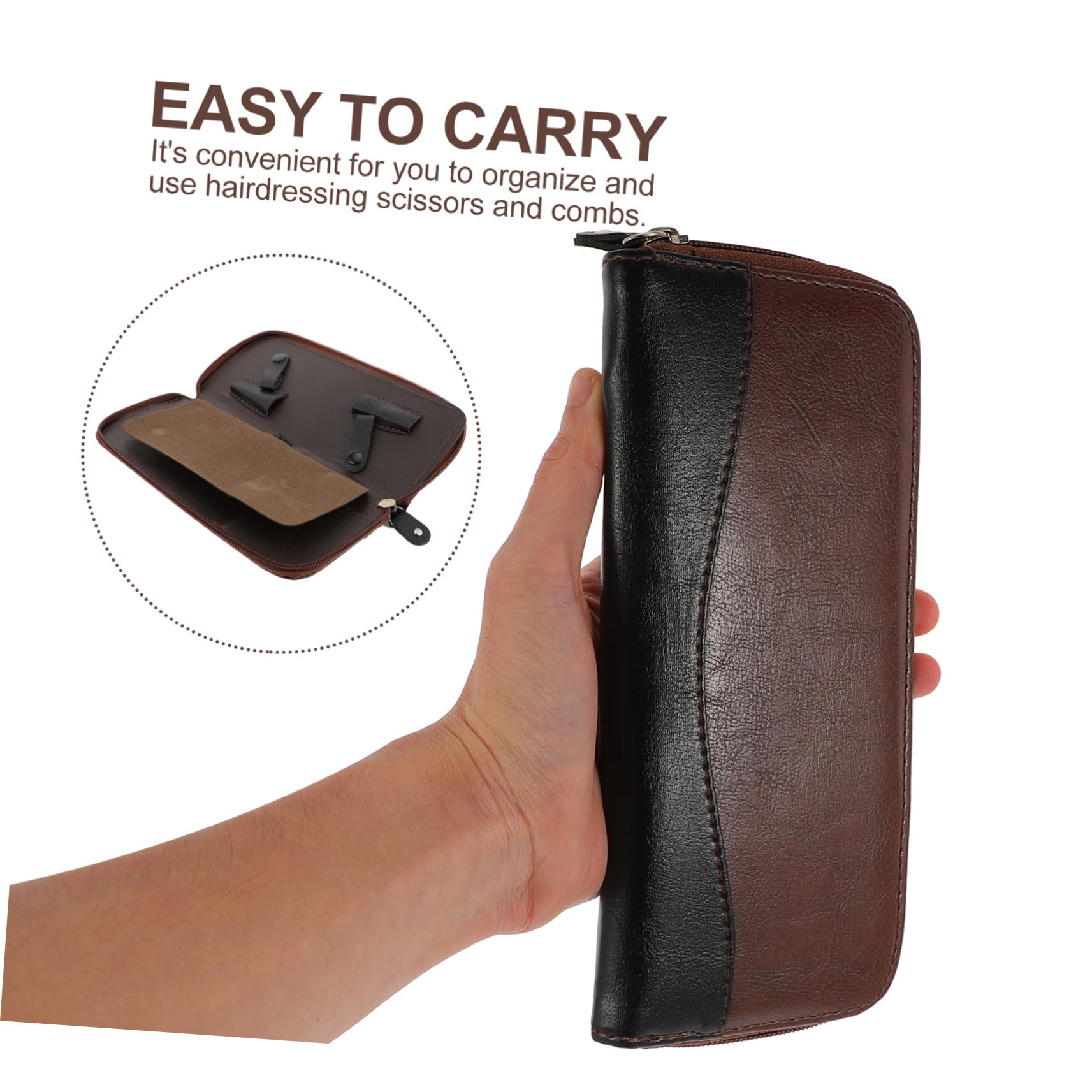 HAPINARY Hairdressing Scissors Bag Barber Tool Holder Scissor Storage Case Professional Shears Organizer