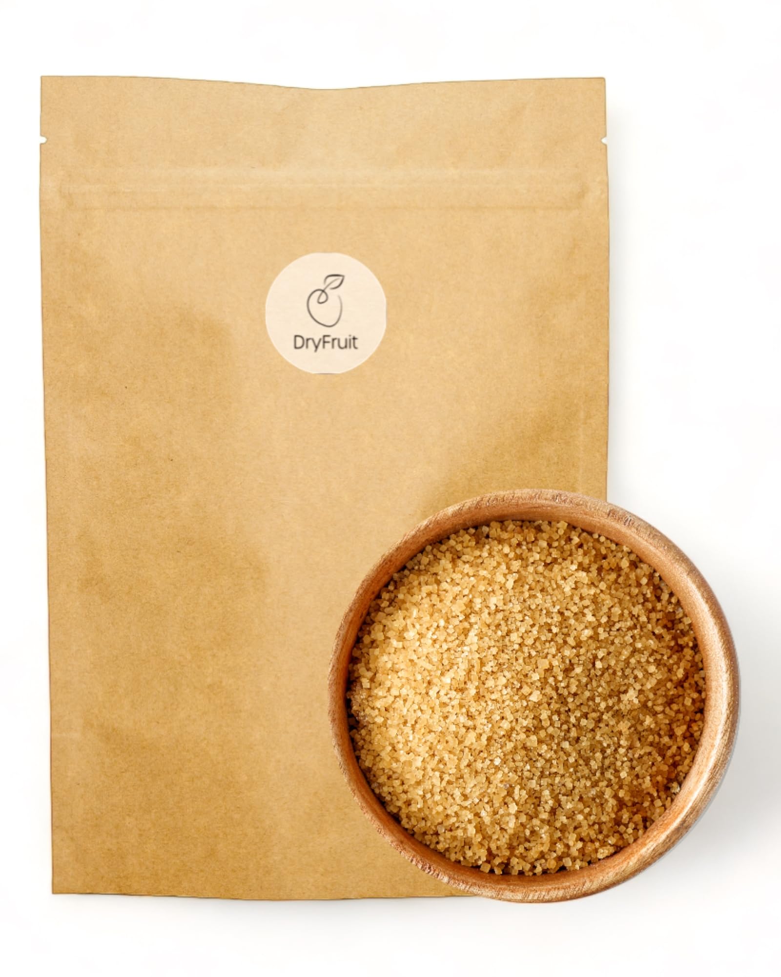 Dry-Fruit - Rohrzucker 5 KG | brauner Zucker | unraffiniert | aus Mauritius | Natur - ohne Zusätze | fein körnig | ideal für Cocktails, Backen oder zum Karamellisieren von Desserts