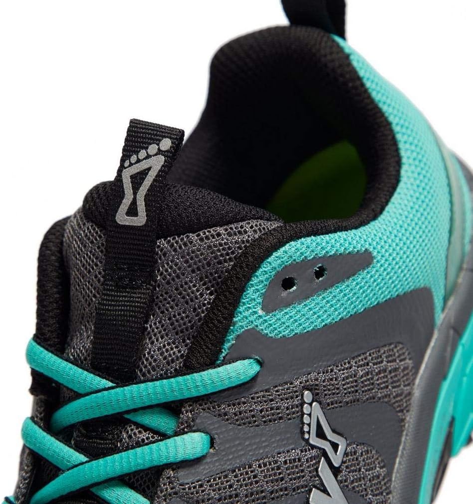 Inov-8 Womens Parkclaw 275 GTX - Waterproof Trail Running Shoes - Wide Toe Box - Versatile Shoe for Road and Light Trails - Grey/Teal 11 W US