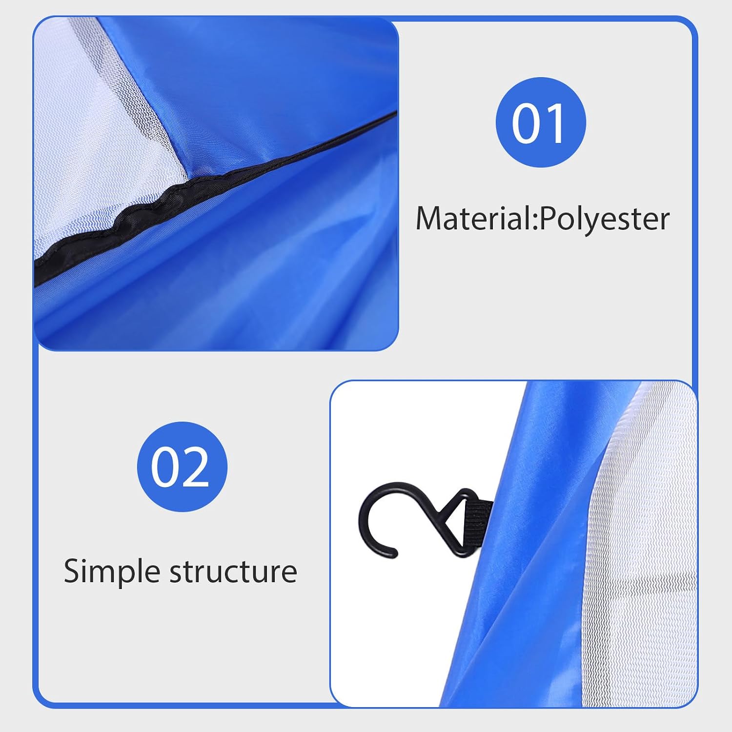 Outanaya Car Sunshade for Vehicle Interior with UV Protection and Breathable Polyester Material, Steel Wire Frame Auto Glare Shield Suitable for Front Passenger Seat Use in Seasons