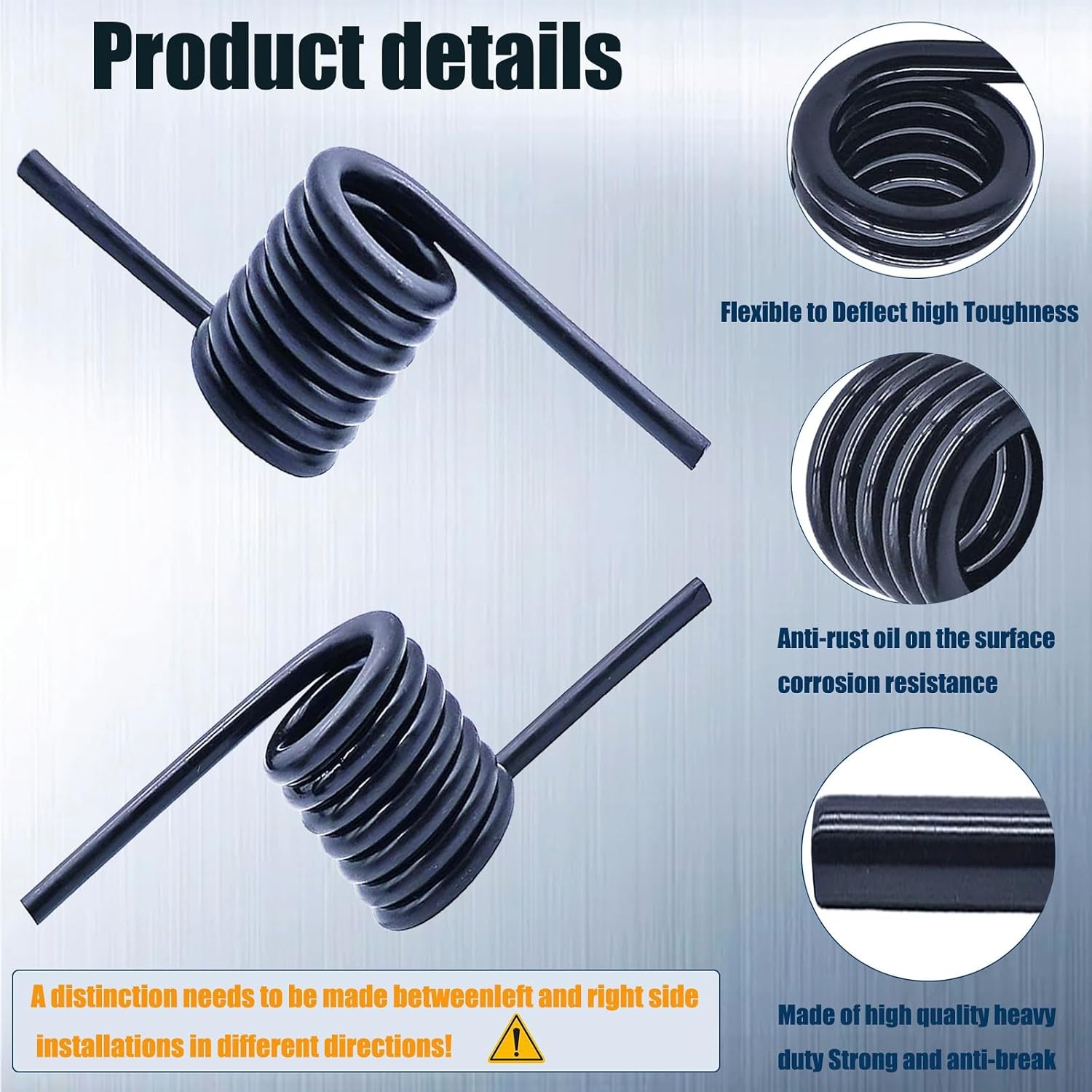 Heavy Duty Trailer Springs Coils Springs 2000 lbs Torque RS16933LH RS16933RH (Pair)