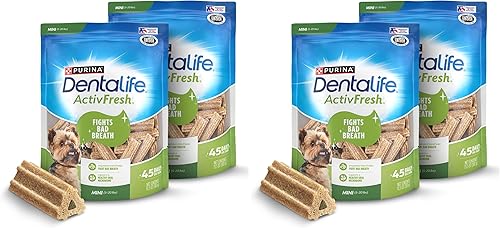 Vista 13 de Dentalife ActivFresh Masticables para Perro para Perros Mini y Pequeños 5-20 lbs., Masticables Dentales para Refrescar el Aliento, Sabor a Pollo
