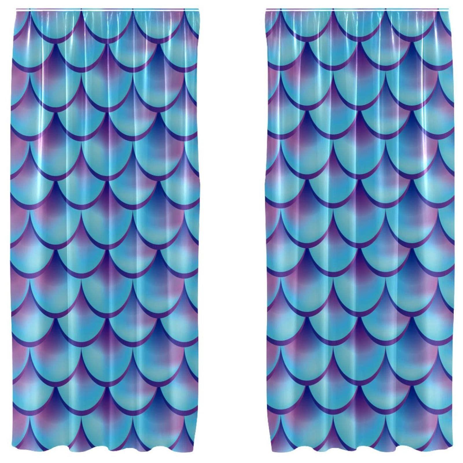 Cortinas de sirena infantiles para dar un toque mágico y marino al dormitorio de tus hijos