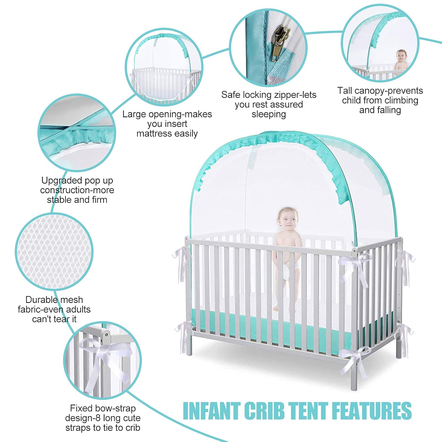 crib topper tent