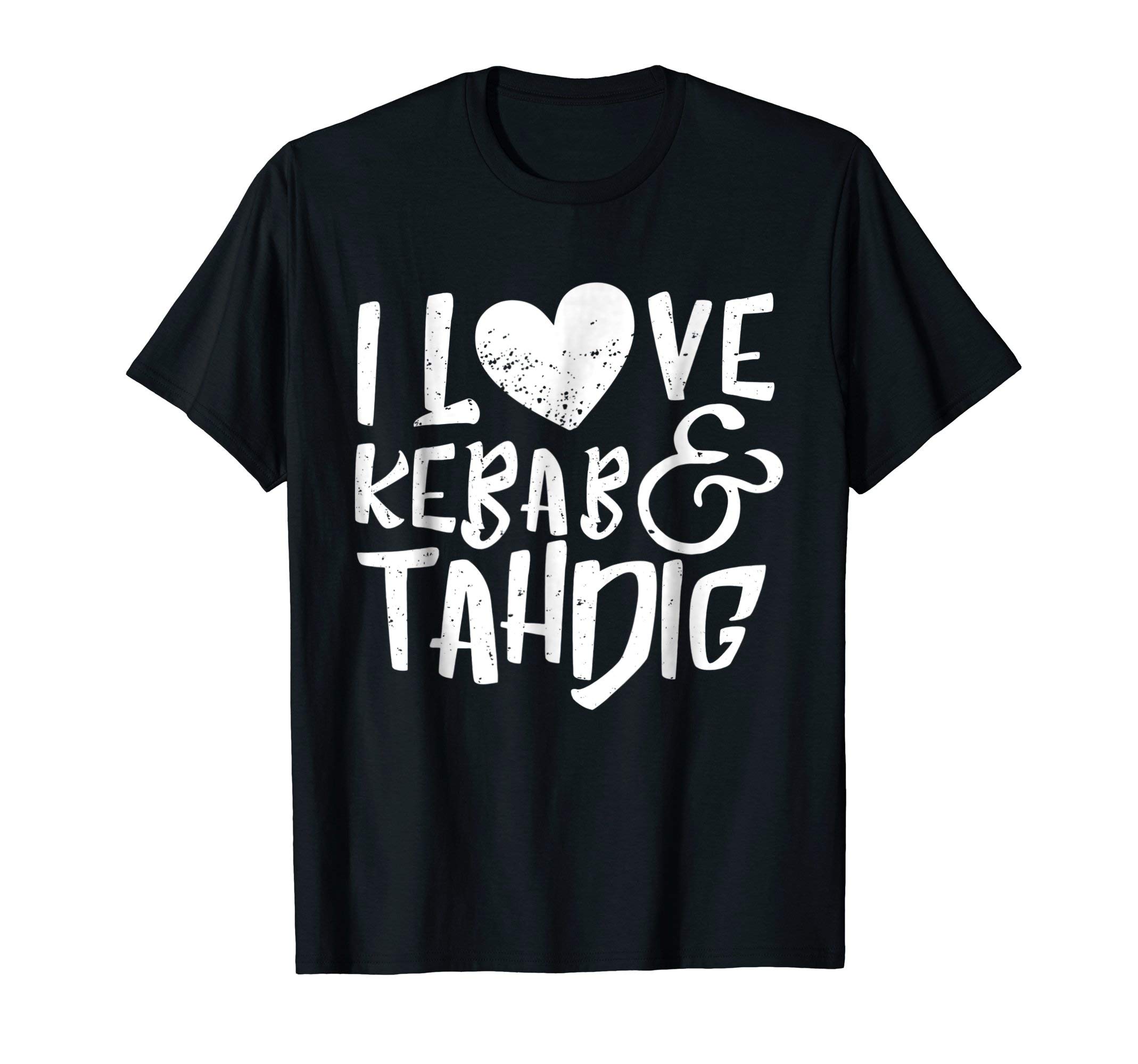 Persian Style ShirtsI Love Kebab Tahdig T-Shirt - Persian Food Iran Kabab Gift T-ShirtOEKO-TEX STANDARD 100