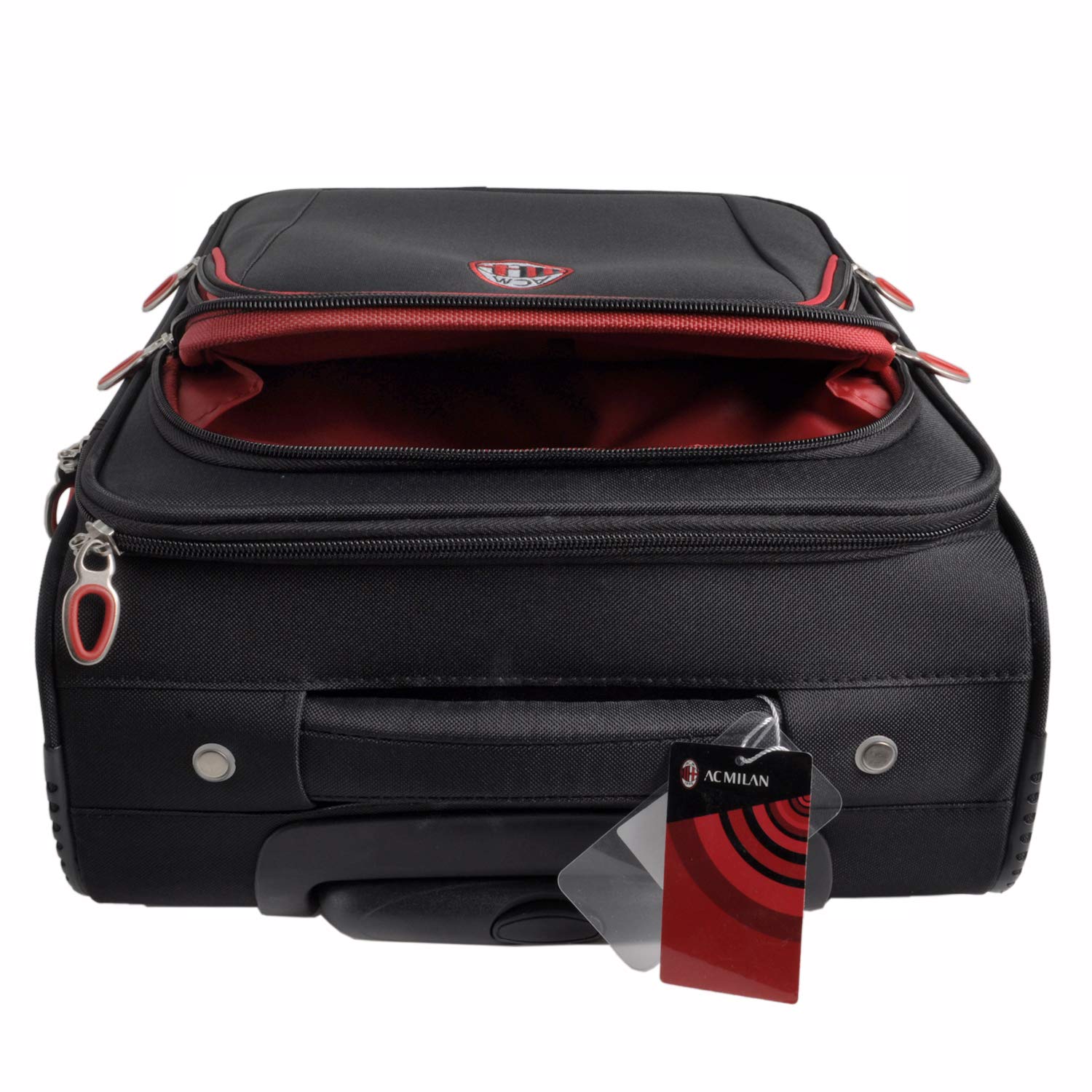 0901N|#Ac Milan Cabin Size Trolley, Nessun Genere, Nero, XL