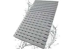 Shower Mat Non Slip, Bathtub Mat with Suction Cups for Safety