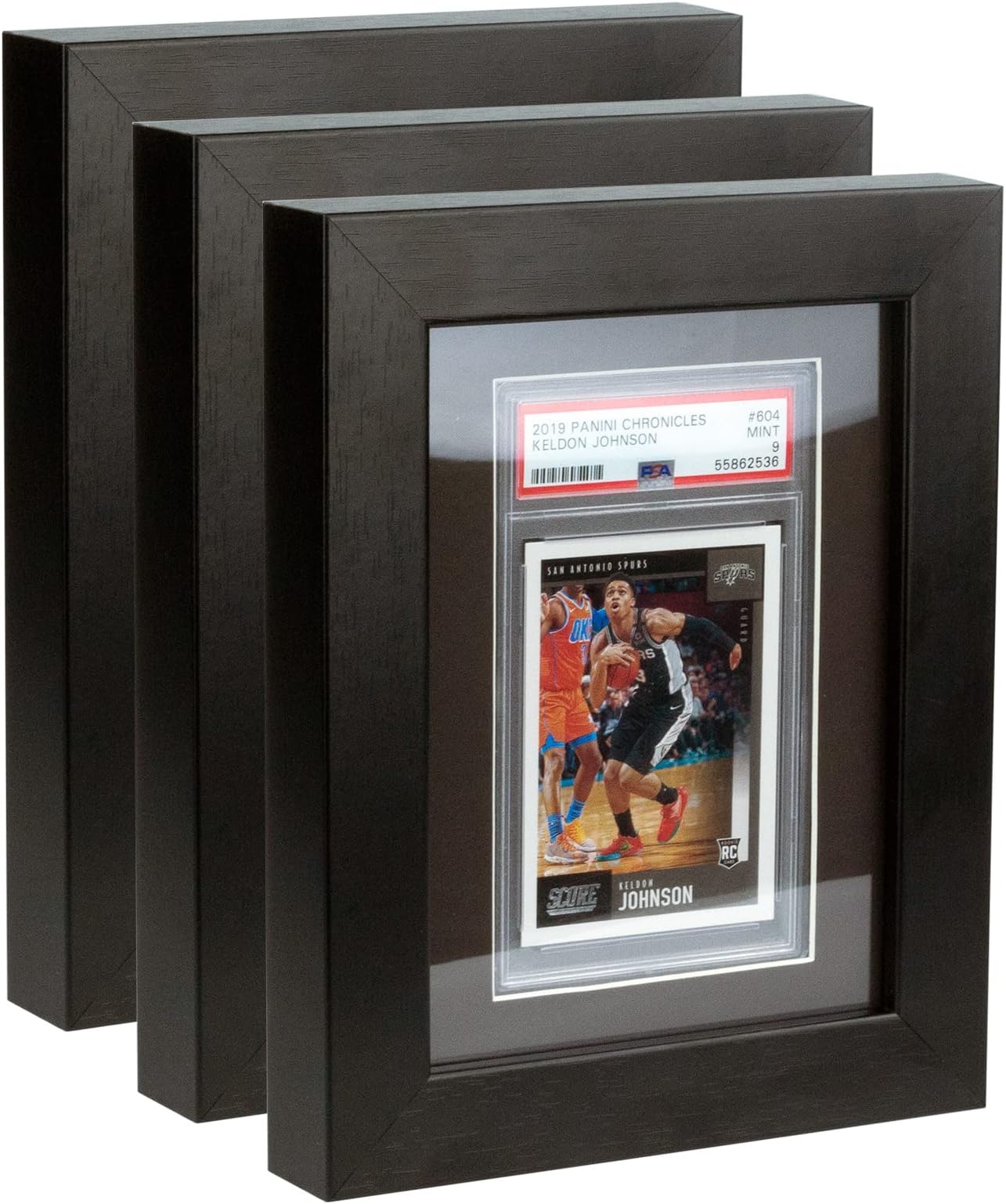 Amazon.com: Trading Card Display Frame for 1 Standard Trading Cards ...