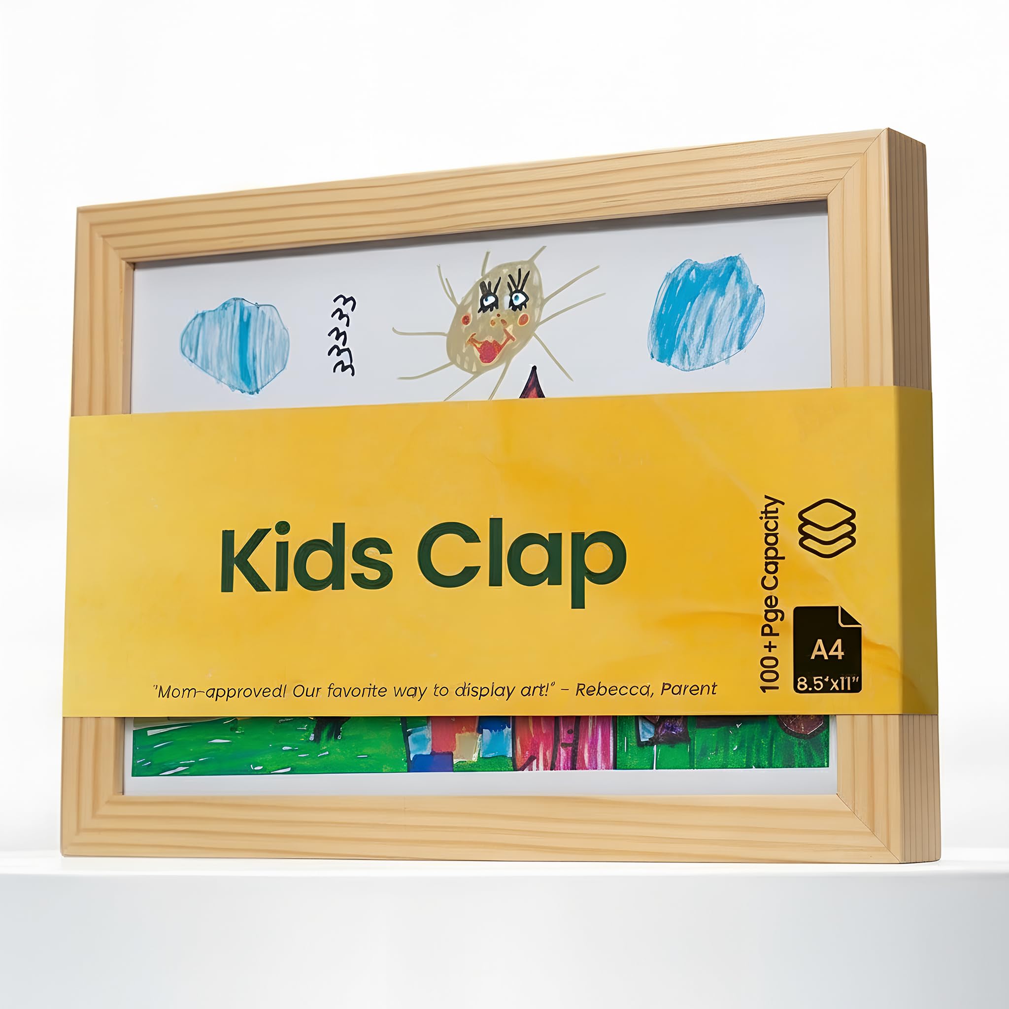 Art Frame Toys for Kids Display & Storage Frame - Pack of 1 | A4 Size| KidsClap