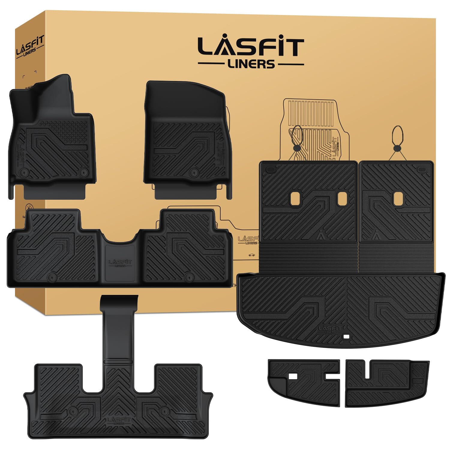 Photo 1 of LASFIT Floor Mats for Hyundai Palisade 2026-2027