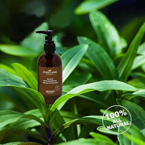 Miniatura 6 de PURELAND Beauty Restore Daily - Acondicionador 100% natural, sin sulfato, 8.5 onzas