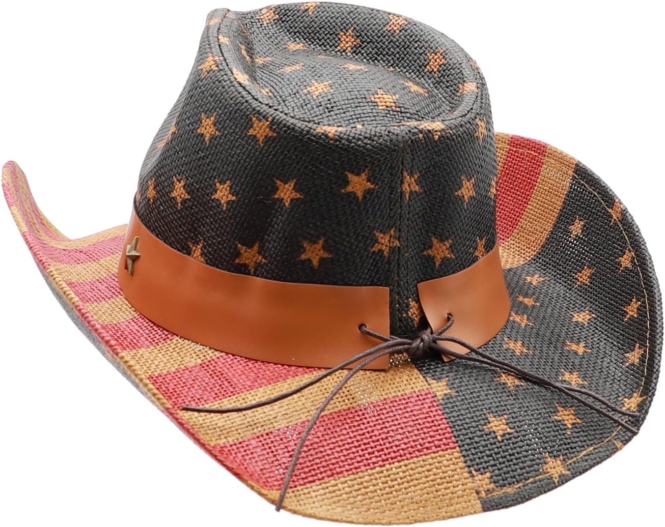 Mens Straw Cowboy Hat Unisex Western Beach Sun Hat for Men Women Wide Brim Fedora Hat Cowgirl Hats Summer Panama Hat - Image 3