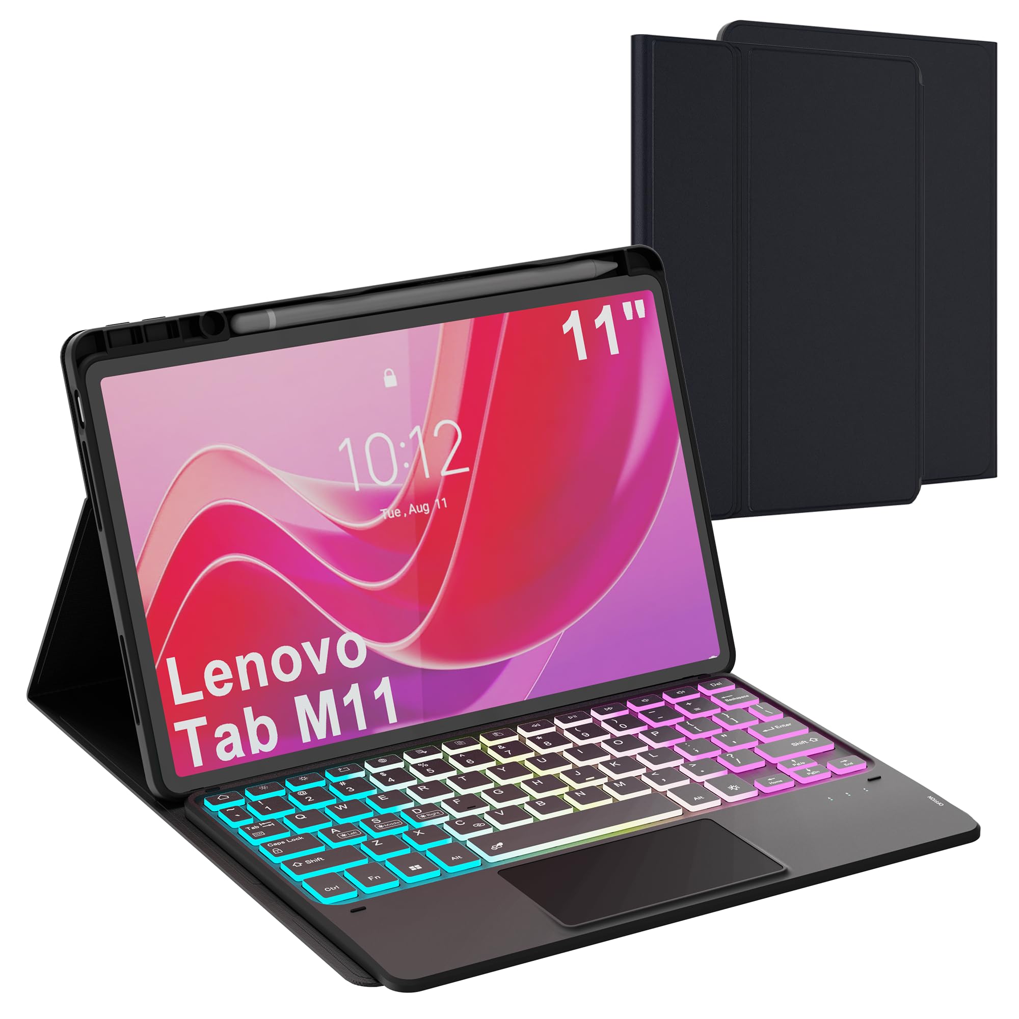 Amazon.com: for Lenovo Tab M11 11 inch 2024 Keyboard Case: 3 Zone