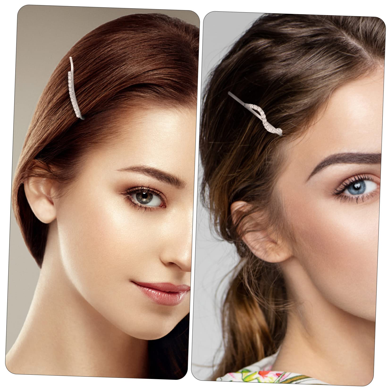 FOMIYES 60stücke Haarklammern Mit Strasssteinen Elegante Haarspangen Für Damen Und Mädchen Für Dickes Haar Glitzernde Haarnadeln Für Besondere Anlässe Und Alltagslooks