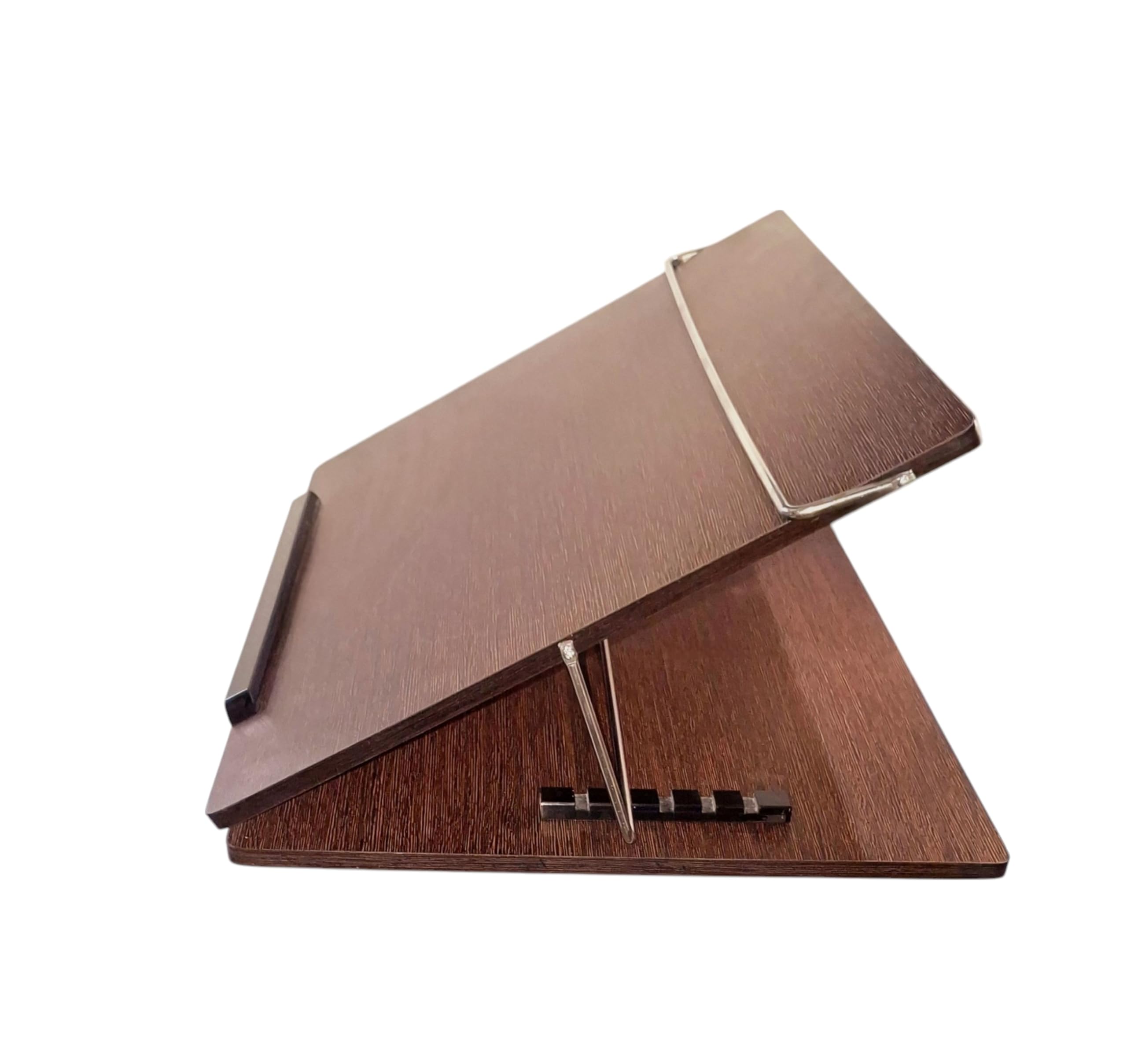 READAT Wooden Laptop Stand Desk Organizer for Writing/Sketching Stand || Table Top || Reading Stand Wooden Desk Organizer (Brown, 16x12 inches) (B08QDF4DMM) Amazon Price History, Amazon Price Tracker