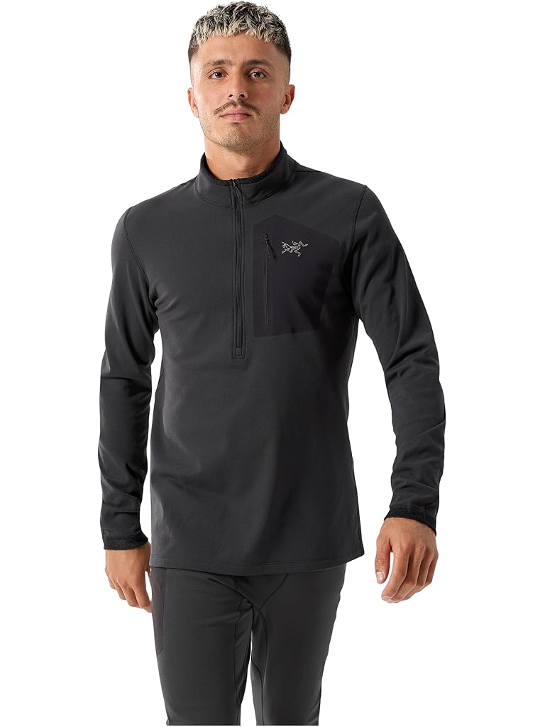 Black Arc'teryx Rho SV Zip Neck