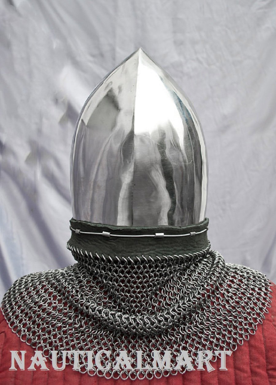NauticalMart Medieval Pig Faced Bassinet Armor Helmet