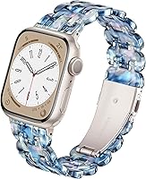 Vista 181 de Lightweight Resin Band For Apple Watch Series 11 10 SE 9 8 7 6 5 4 3 2 1 Ultra 3 2, Fashion Adjustable Replacement Strap for iWatch Bands 38mm 40mm