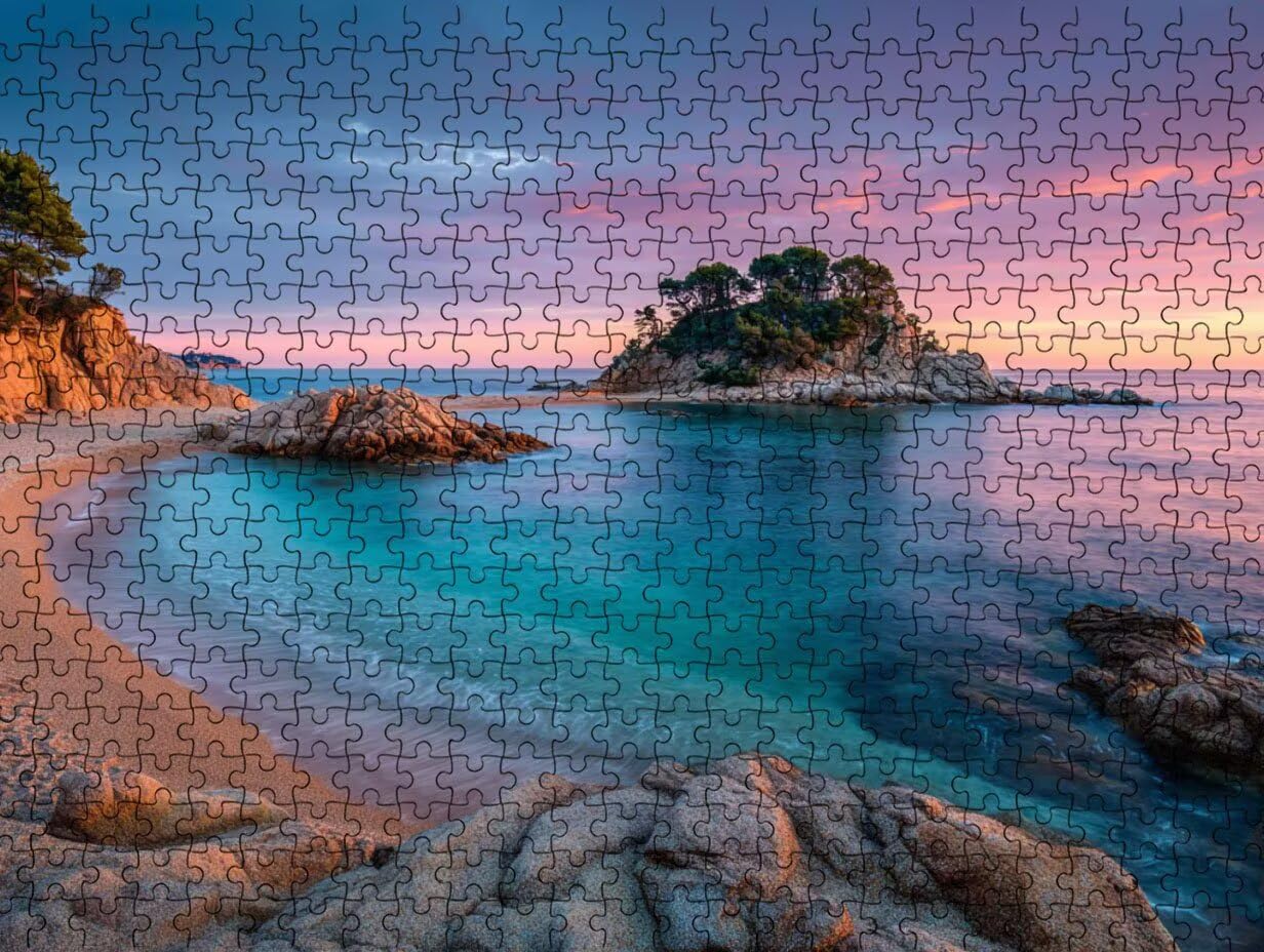 Puzzle de 2000 Piezas para Adultos, Mar Verde LDYQS7-374