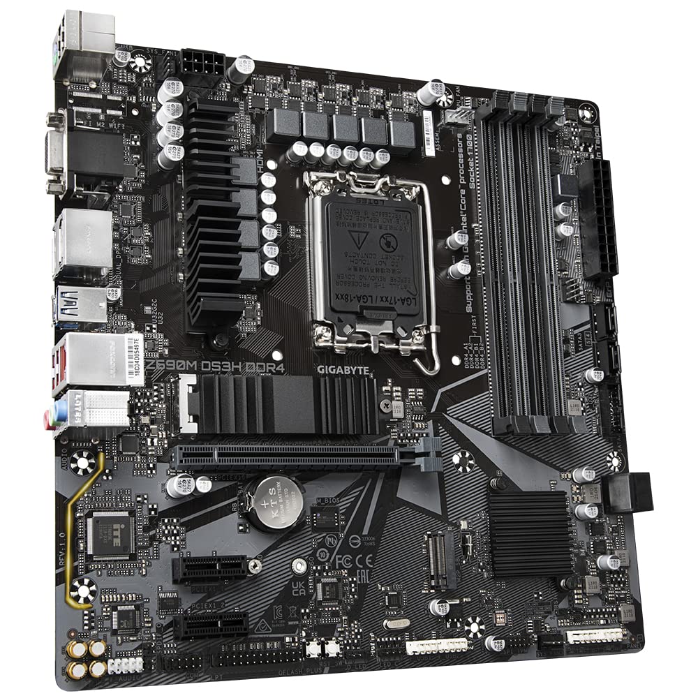 GIGABYTE Z690M DS3H DDR4 Noir