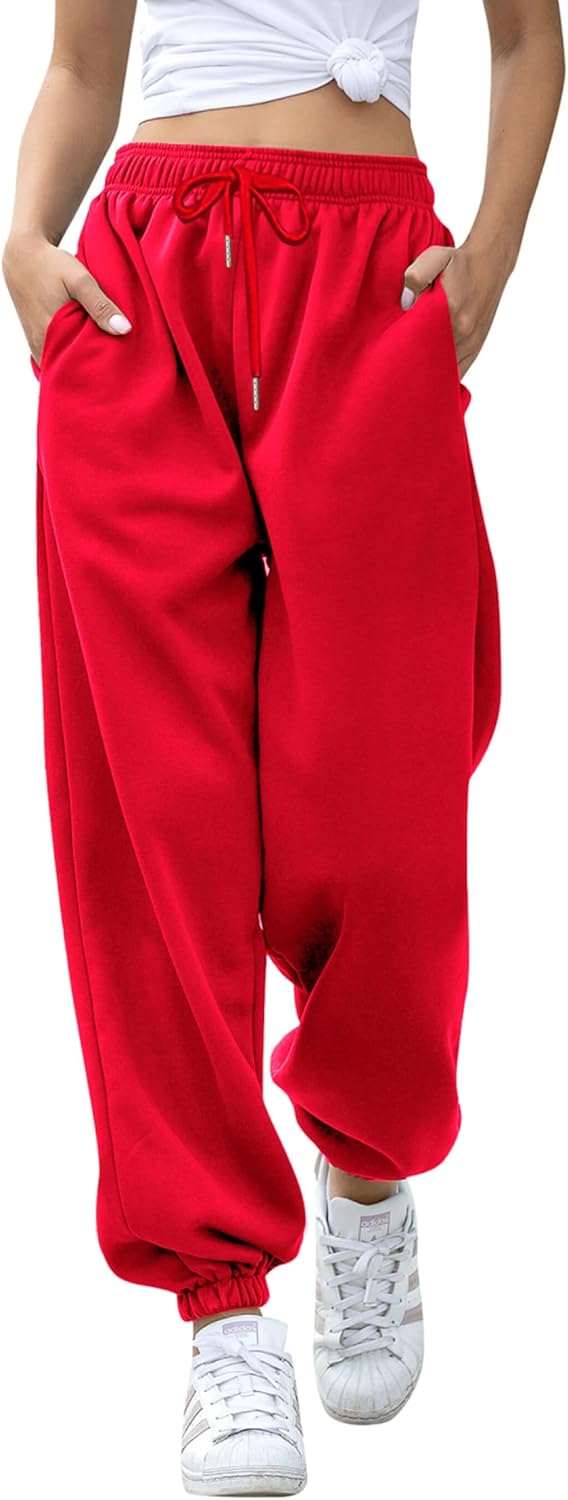 Cinch Bottom Sweatpants for Women with Pockets