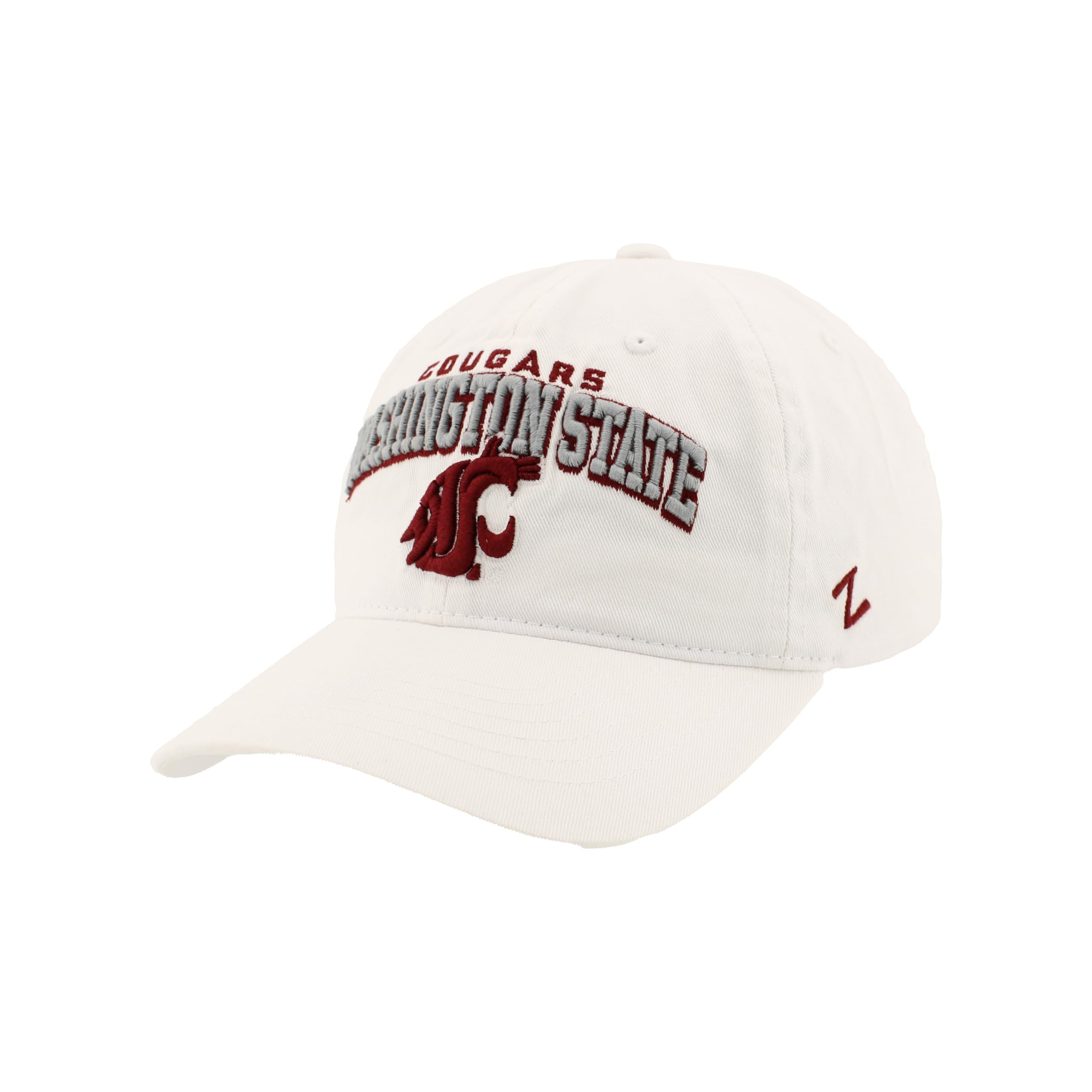 ZHATS NCAA Unisex-Adult NCAA Officially Licensed Hat Scholarship Classic White