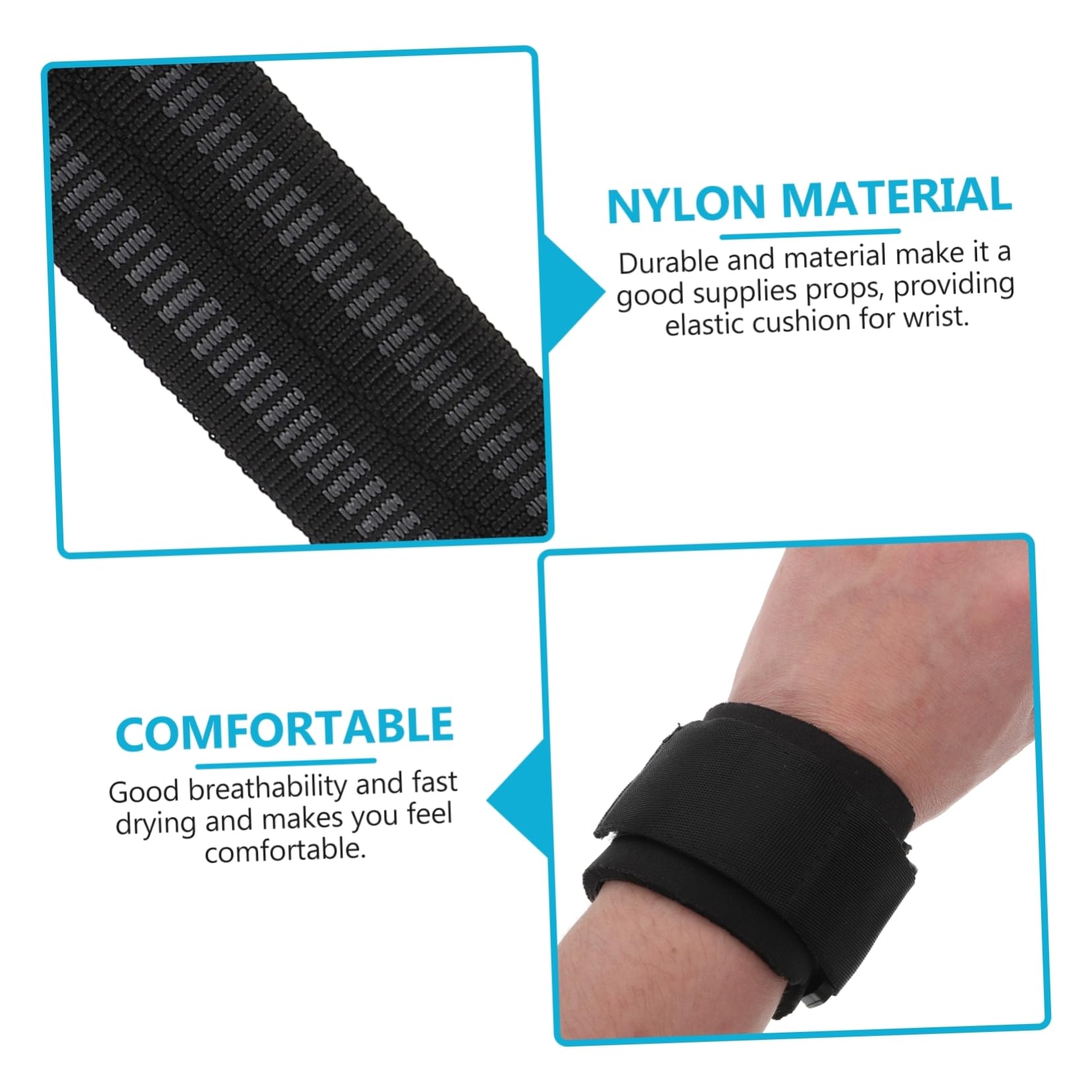 BESPORTBLE 3 Paires De Sangles d'exercice du Carpien pour Bol À Main Ceinture De Levage Entraînement pour Hommes Bandes De Poignet Mécaniques Force De Gymnastique Boost De Traction