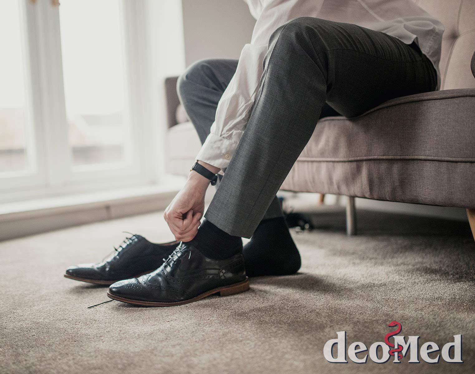 DeoMed - Medias de fútbol - para hombre azul marino