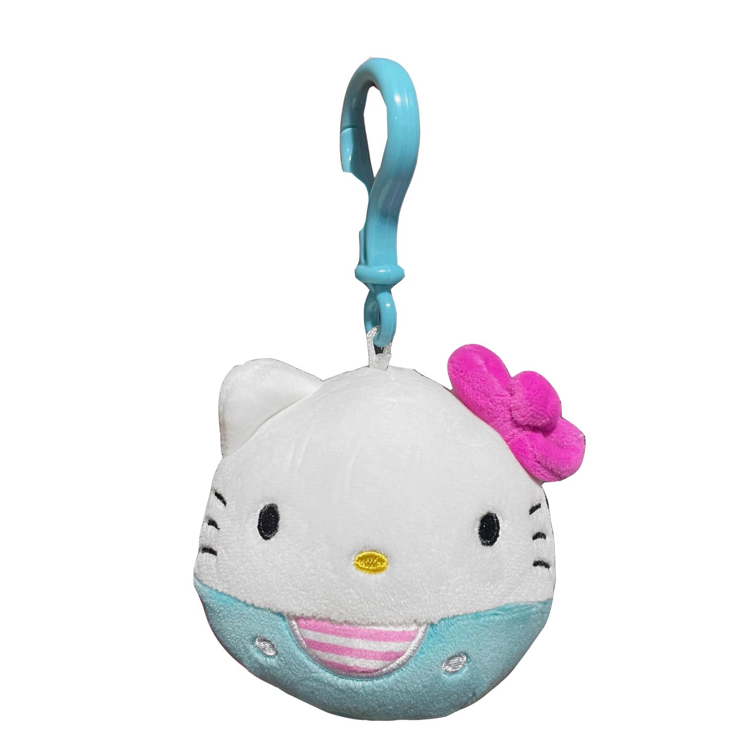 Squishmallows Official Jazwares 3.5-Inch Bag Clip Sanrio Hello Kitty Friends Squad (Blue/Pink) — image 1