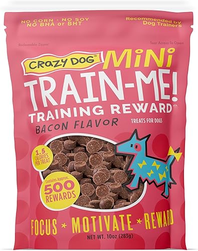 Miniatura 8 de Crazy Dog - Premios Train-Me para perro Dulces de recompensa por entrenamiento para perros Regular 16 onza Blanco