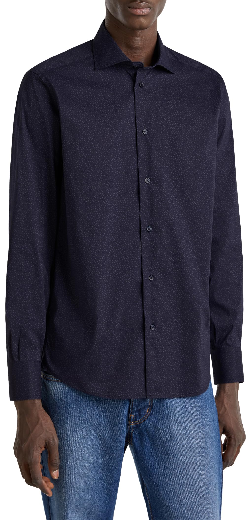 United Colors of Benetton Camicia 5jueuq04d Camisa Hombre (Pack de 1)