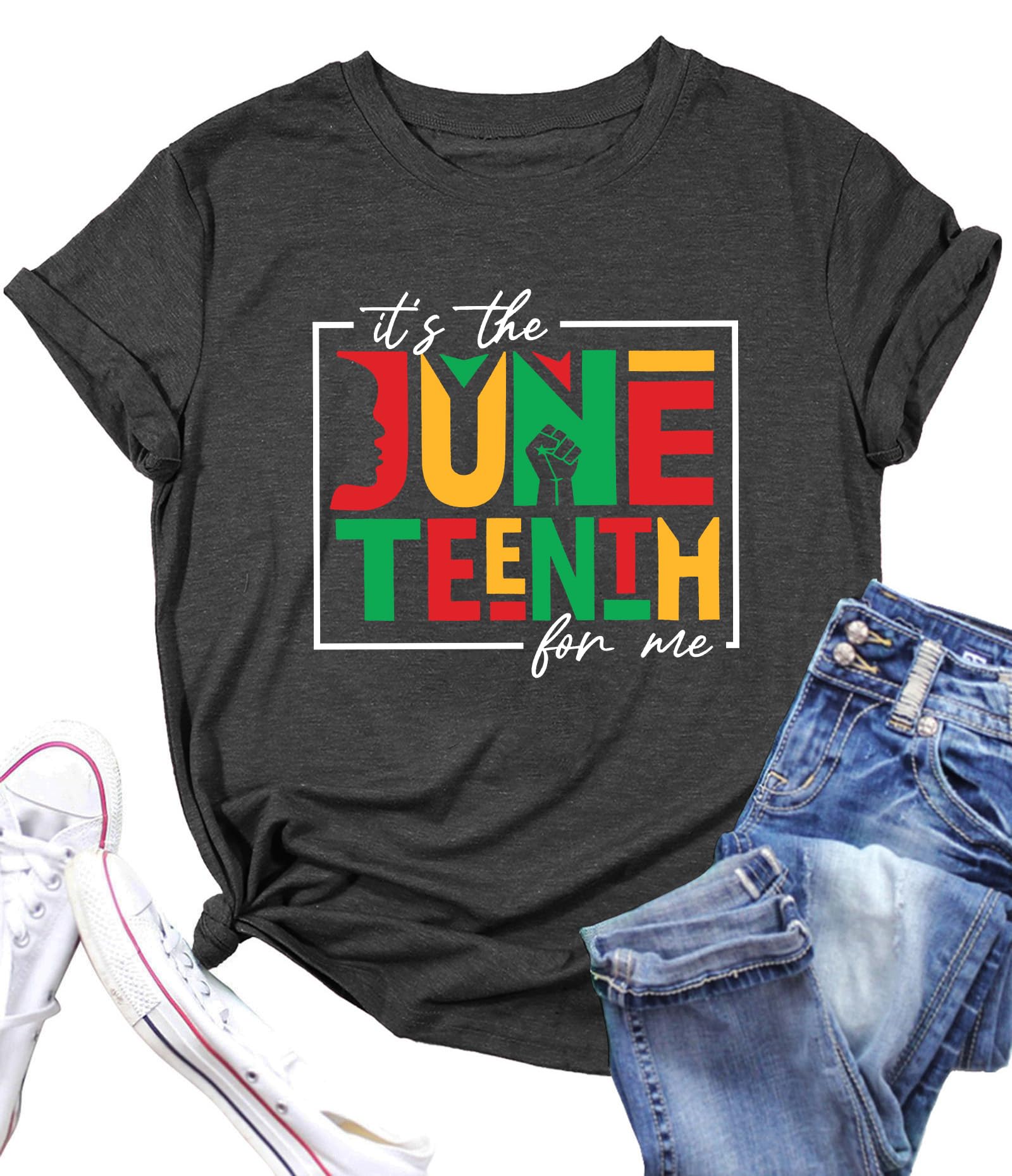 Snapklik.com : Juneteenth T-Shirts Women Black History Shirt Celebrate ...