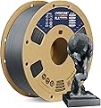 OVERTURE PLA Plus (PLA+) Filament 1.75mm, Stronger & More Durable, Professional Toughness 3D Printer Filament 1kg (2.2lbs), High Precision +/- 0.02mm, Tangle-Free (Space Grey)
