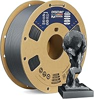 Vista 39 de Overture PLA Plus (PLA+) Filamento de 1/16 pulgadas, dureza mejorada con rollo PLA, con superficie de construcción 3D de 7.87 × 7.87 pulgadas, PLA