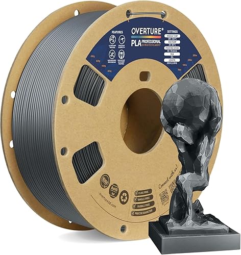 Vista 9 de OVERTURE PLA Plus (PLA+) Filament 1.75mm, Stronger & More Durable, Professional Toughness 3D Printer Filament 1kg (2.2lbs), High Precision +