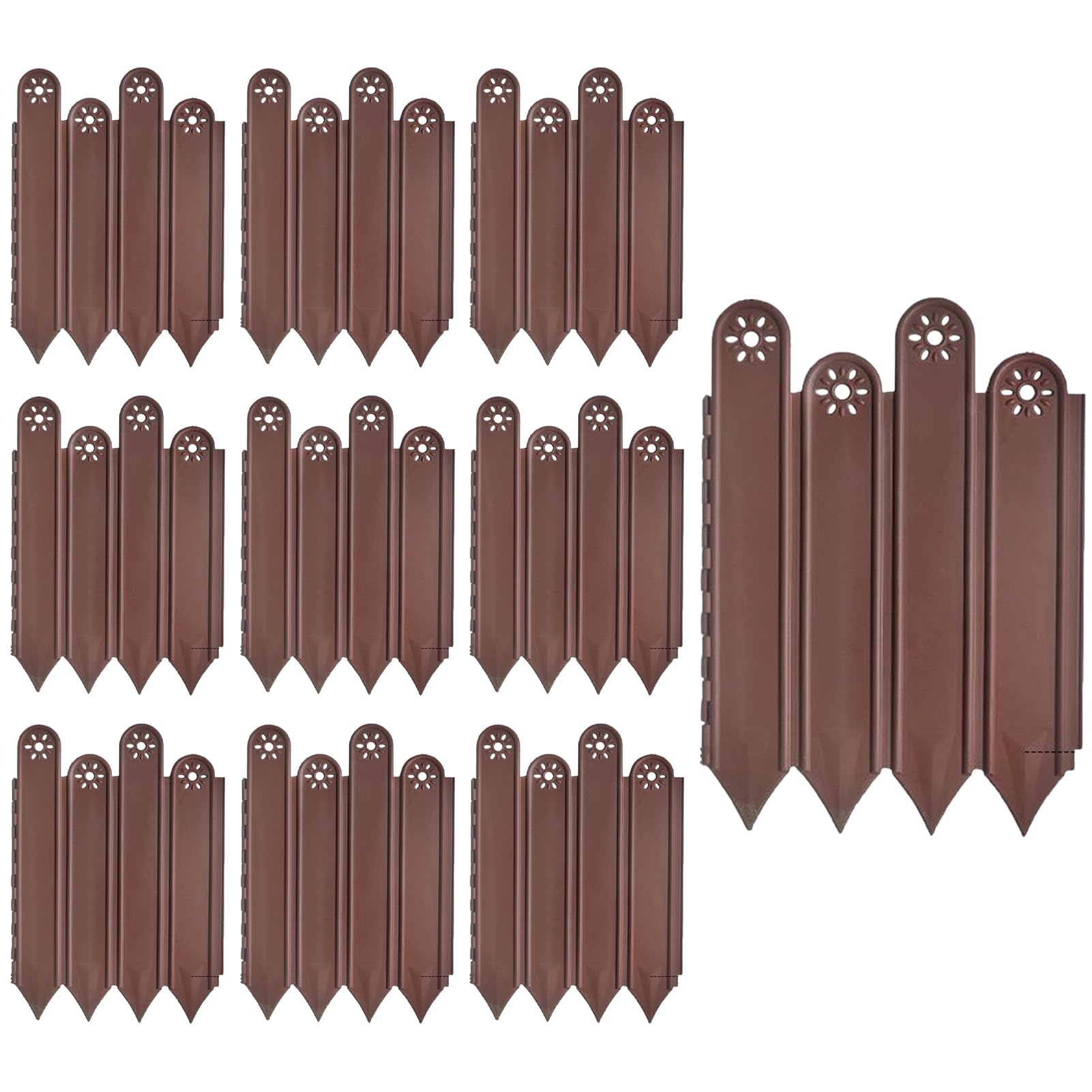 Bordure de pelouse antirouille pour délimiter les parterres de jardin