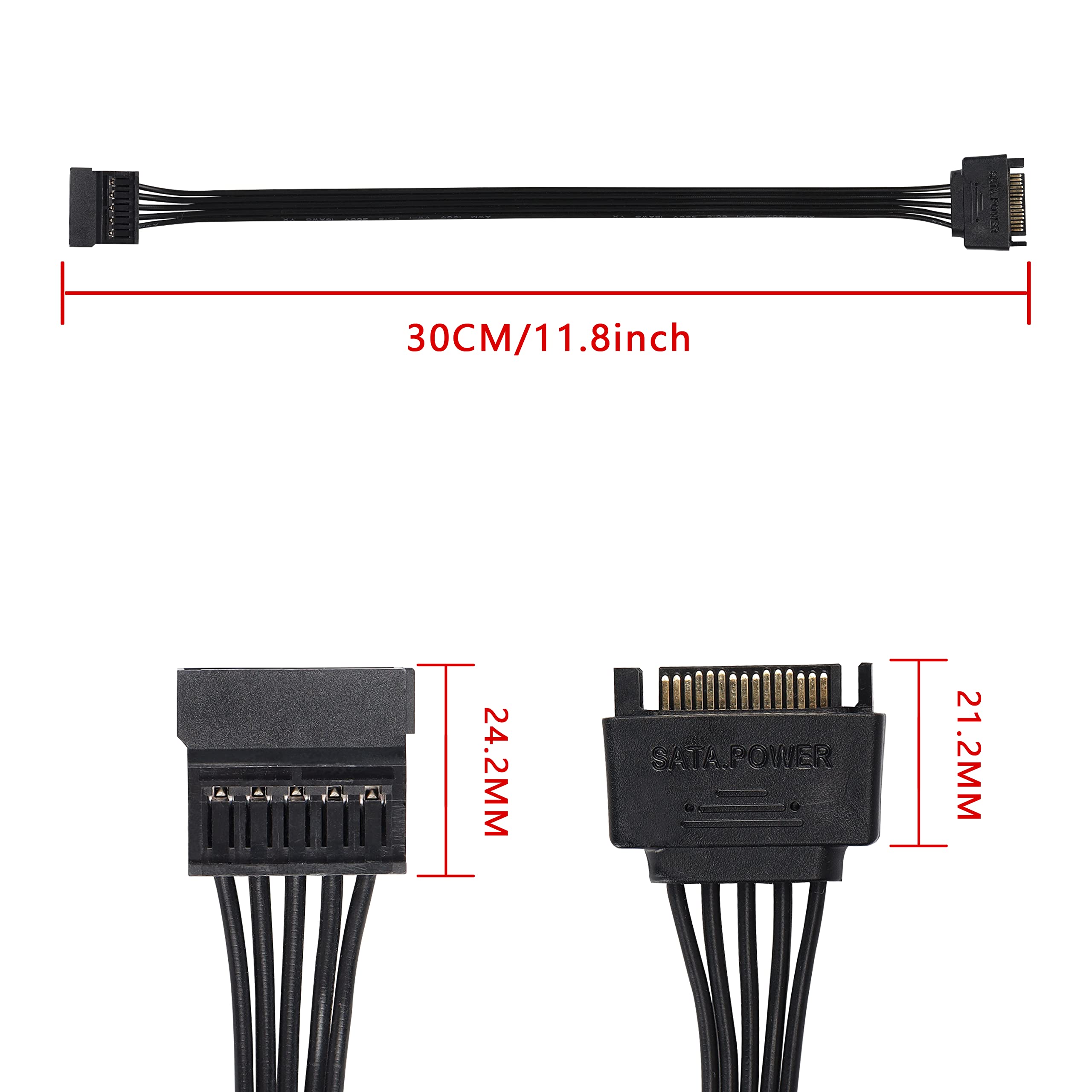 Cavo Prolunga SATA 22 Pin Maschio-Femmina | 50 Cm | 2 Pezzi | Per HDD E Unità Ottiche - Foto 9