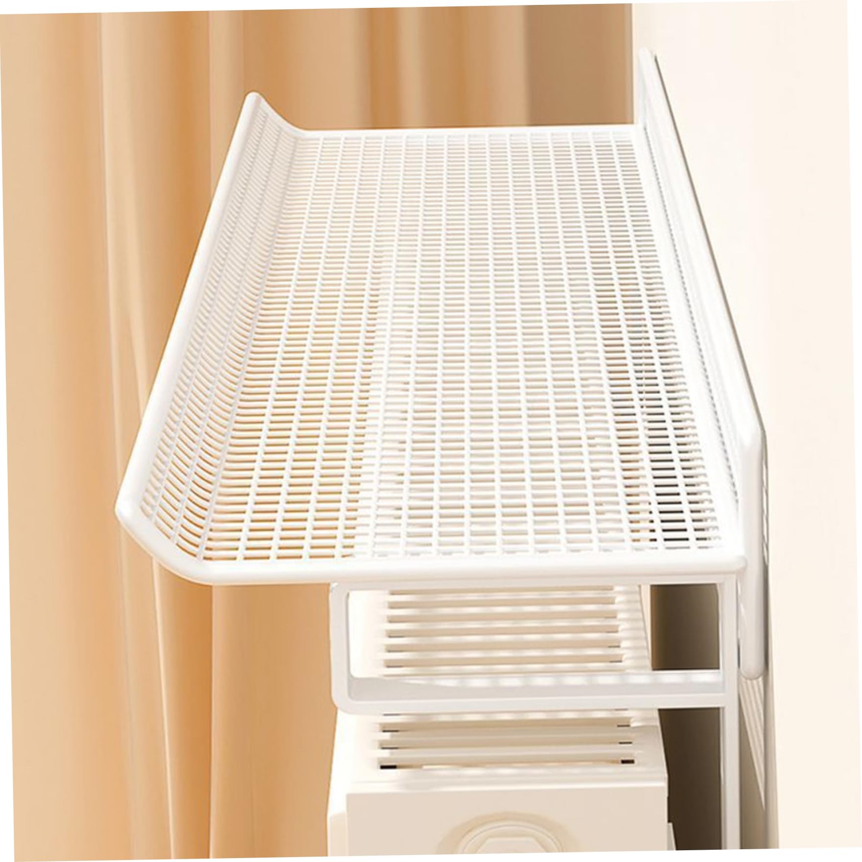 Étagère de couverture radiateur blanc organisateur peu encombrant