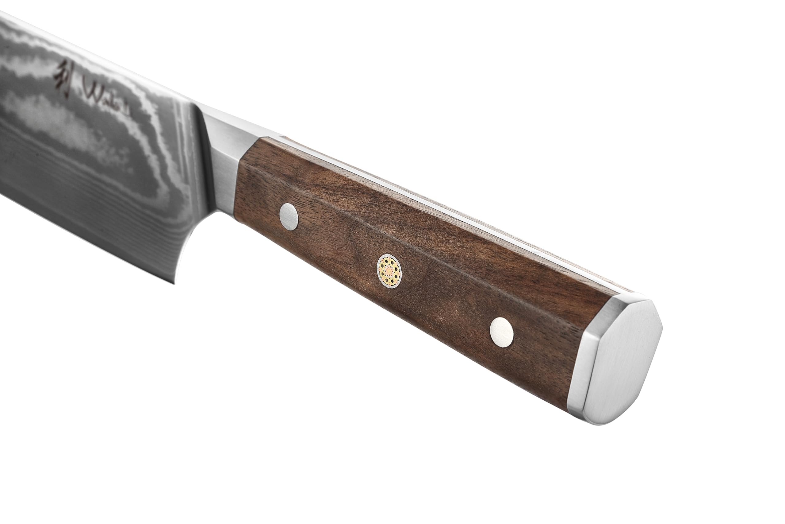 Wakoli Damast Nakiri Messer 18 cm, Gemüsemesser, 67 Lagen Damaststahl