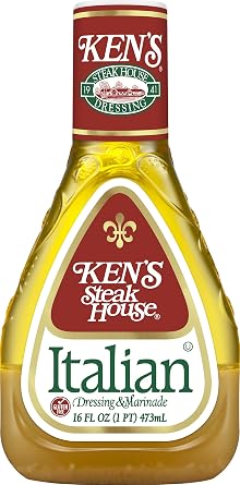 Kens Steak House Italian Dressing & Marinade, Gluten Free, 16 oz.