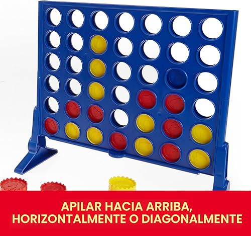 Vista 5 de Hasbro Gaming Juego de mesa Connect 4, Empaque estándar
