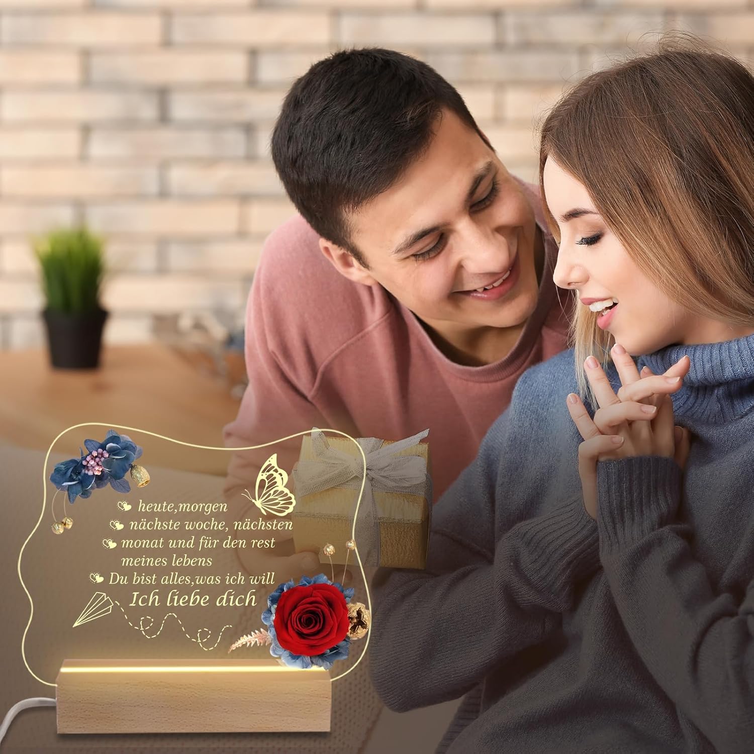 Eternal Rose lámpa részletek