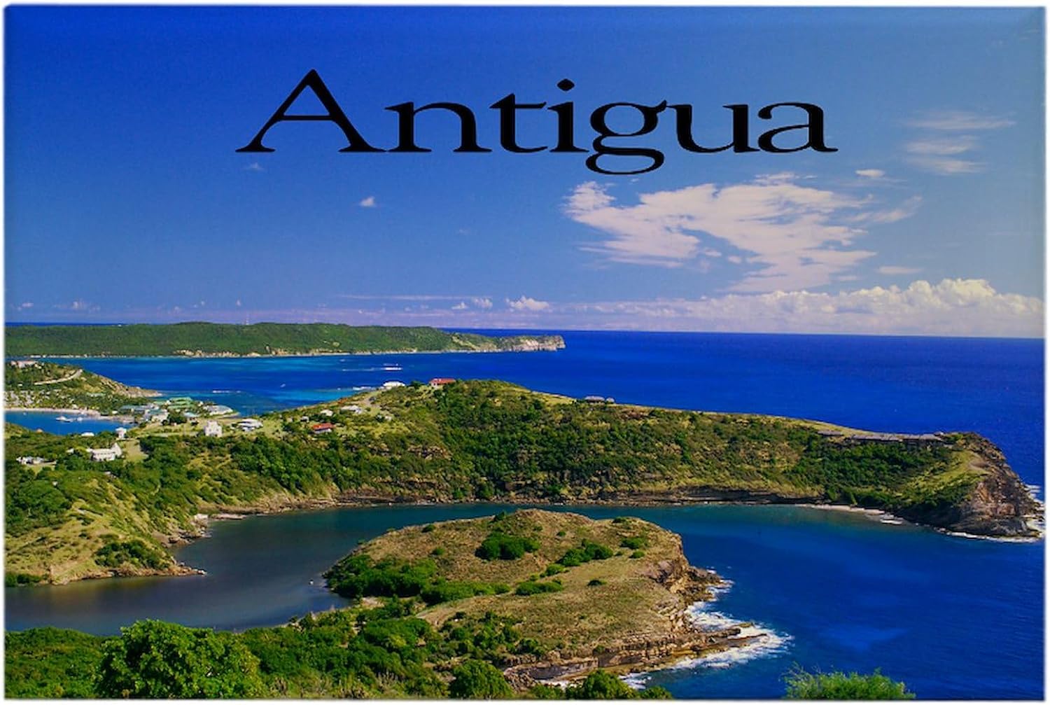 CafePress Antigua Rectangle Magnet, 3"x2" Refrigerator Magnet