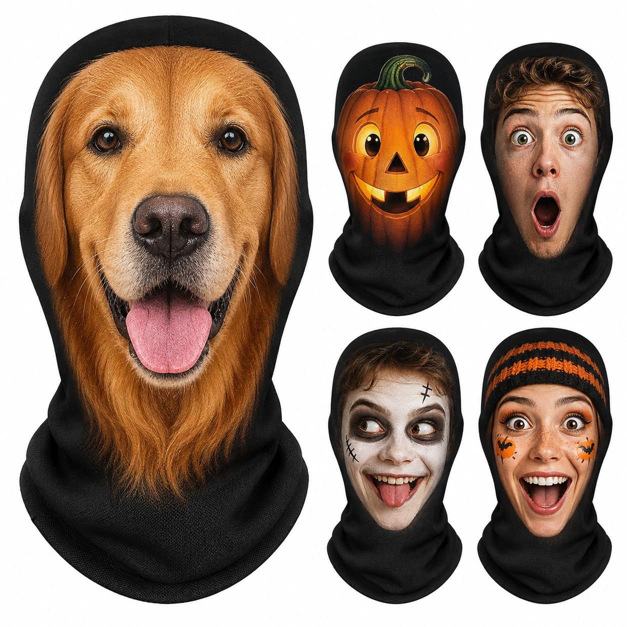 Yakify Custom Face Mask Personalized Photo Text Logo Funny Mask Bandana