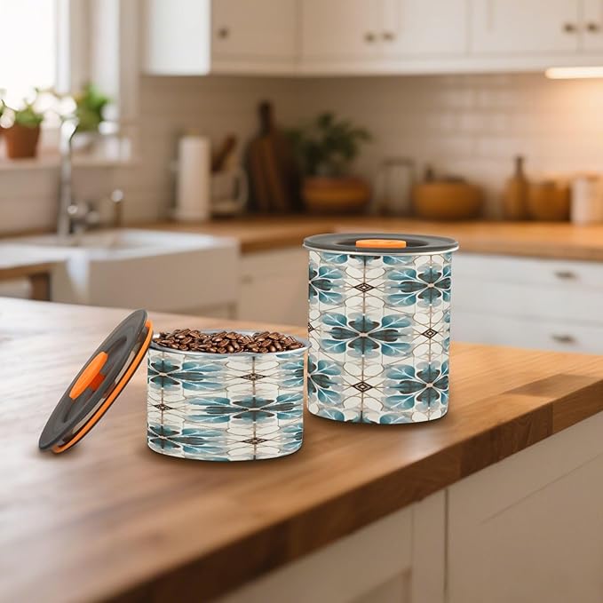 Coffee Canister WELLDAY Acero Inoxidable Hermético 30 oz miniatura 2